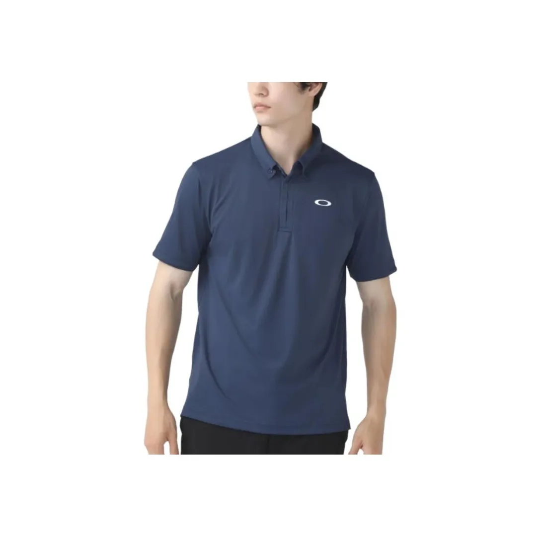 Oakley Polo Shirt Men's Marine Blue