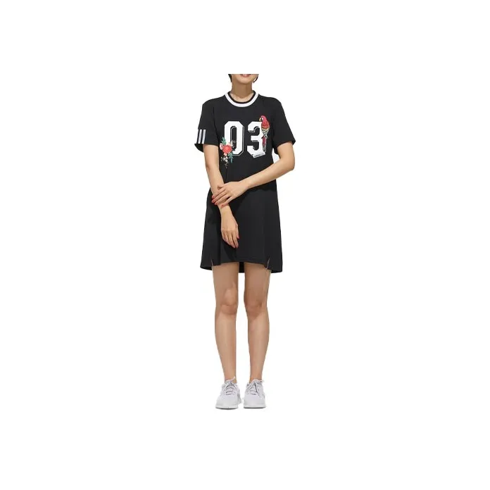 Adidas Neo Short Sleeved Dresses Women's Black