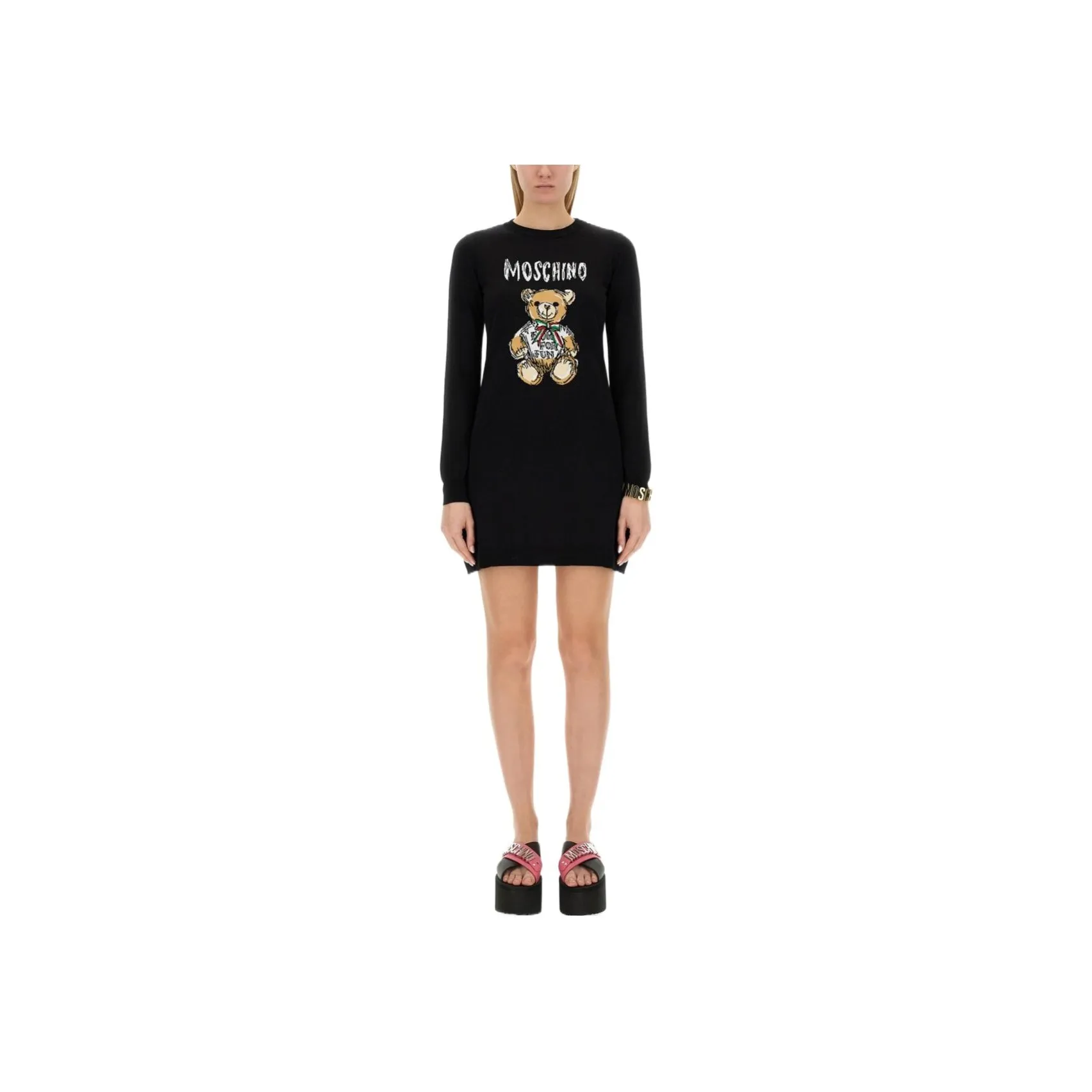 MOSCHINO Long Sleeved Dress Women's Black