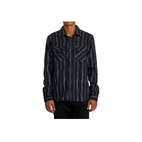 RVCA Индиго Мужские Рубашки