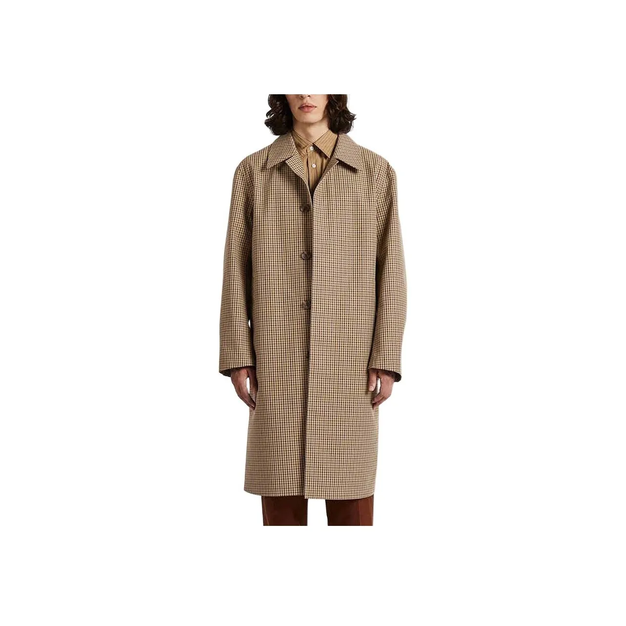 UNIQLO Trench Coat Unisex Dark Beige