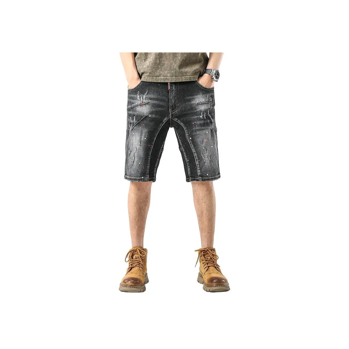 PIERRE CARDIN Джинсовые шорты Мужской