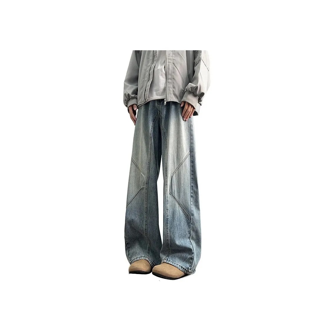 ORMY Jeans Unisex Light Blue