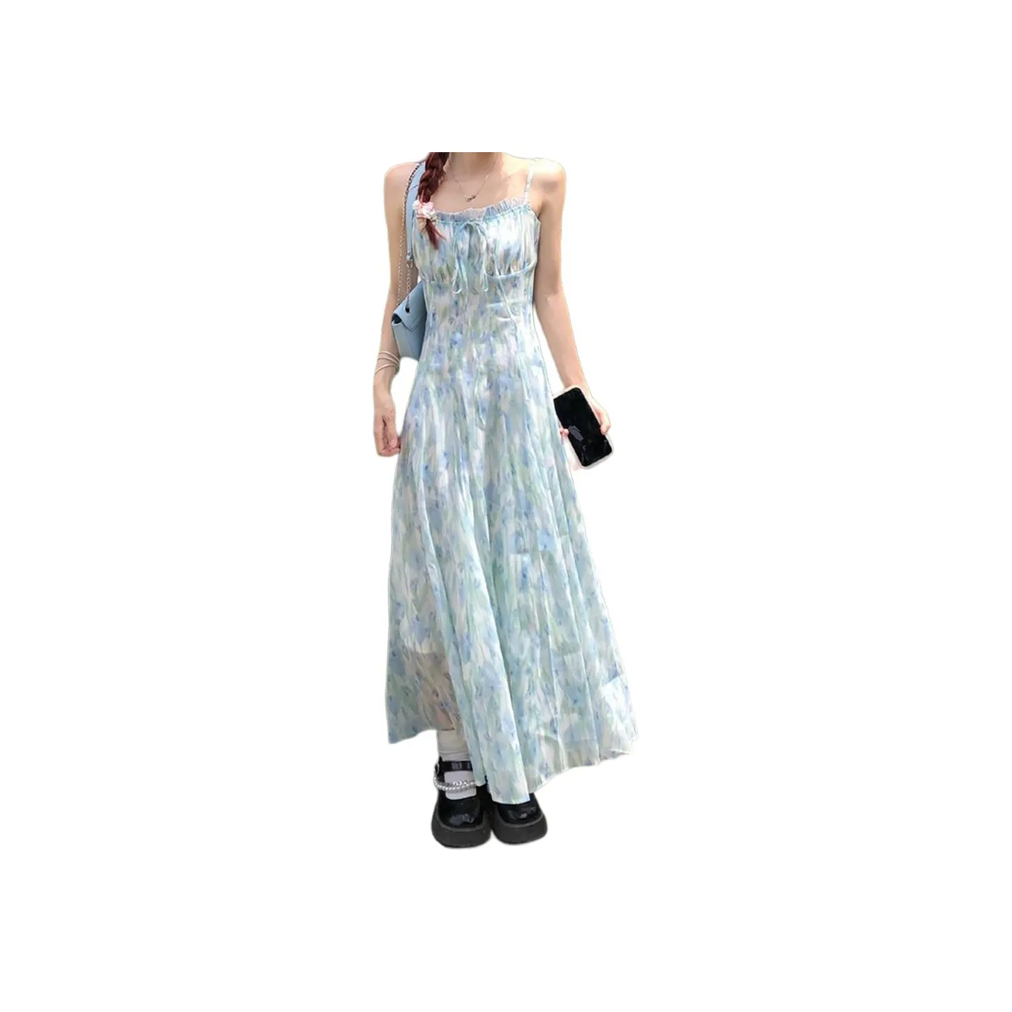 YEARNED Синие Женские Слиплатья