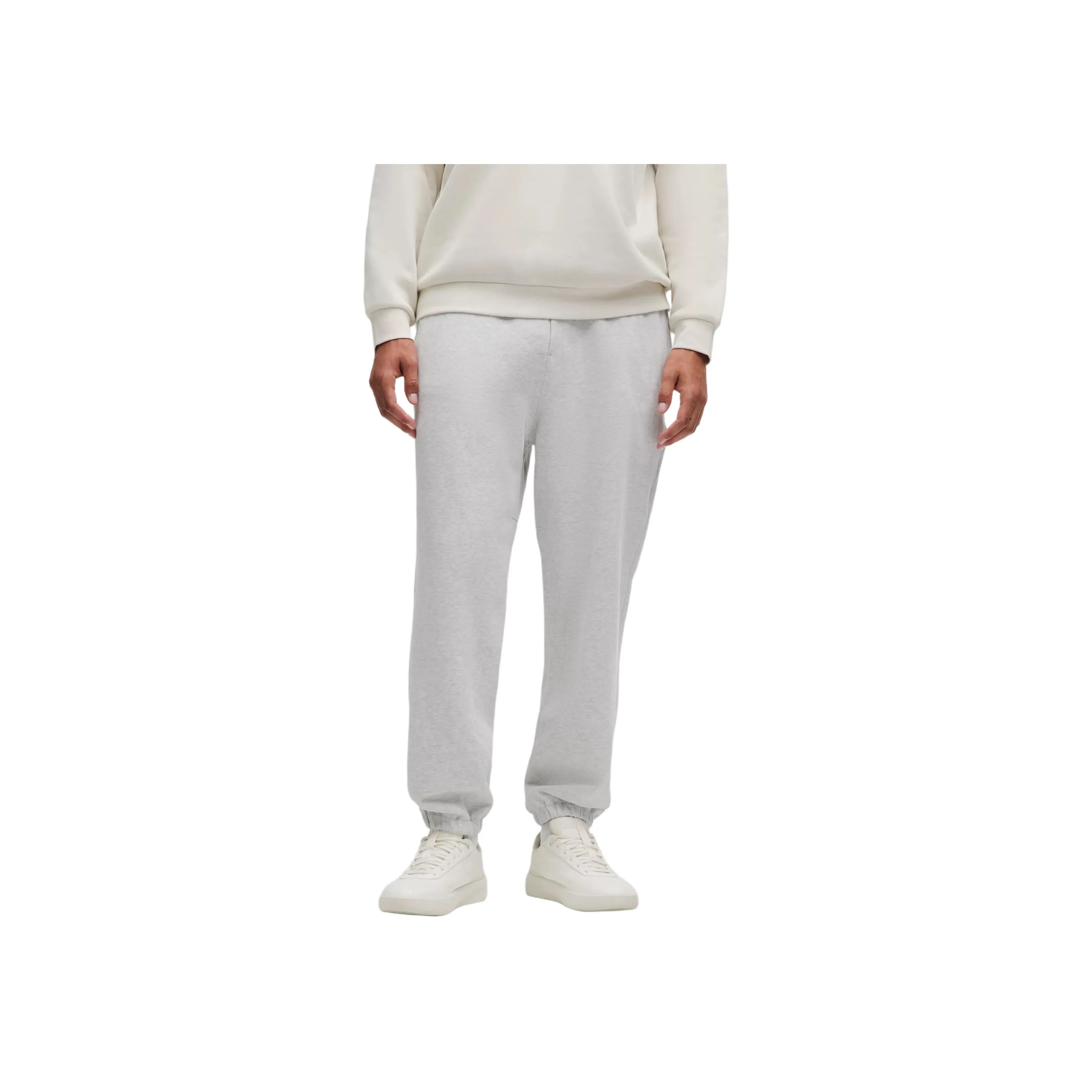 Lululemon Steady State Sports Pants 32'-34' Men's Light Gray With A Hint Of Mixed Colors