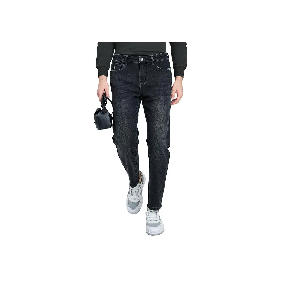 Dance With Wolves Jeans Men's Dark Gray