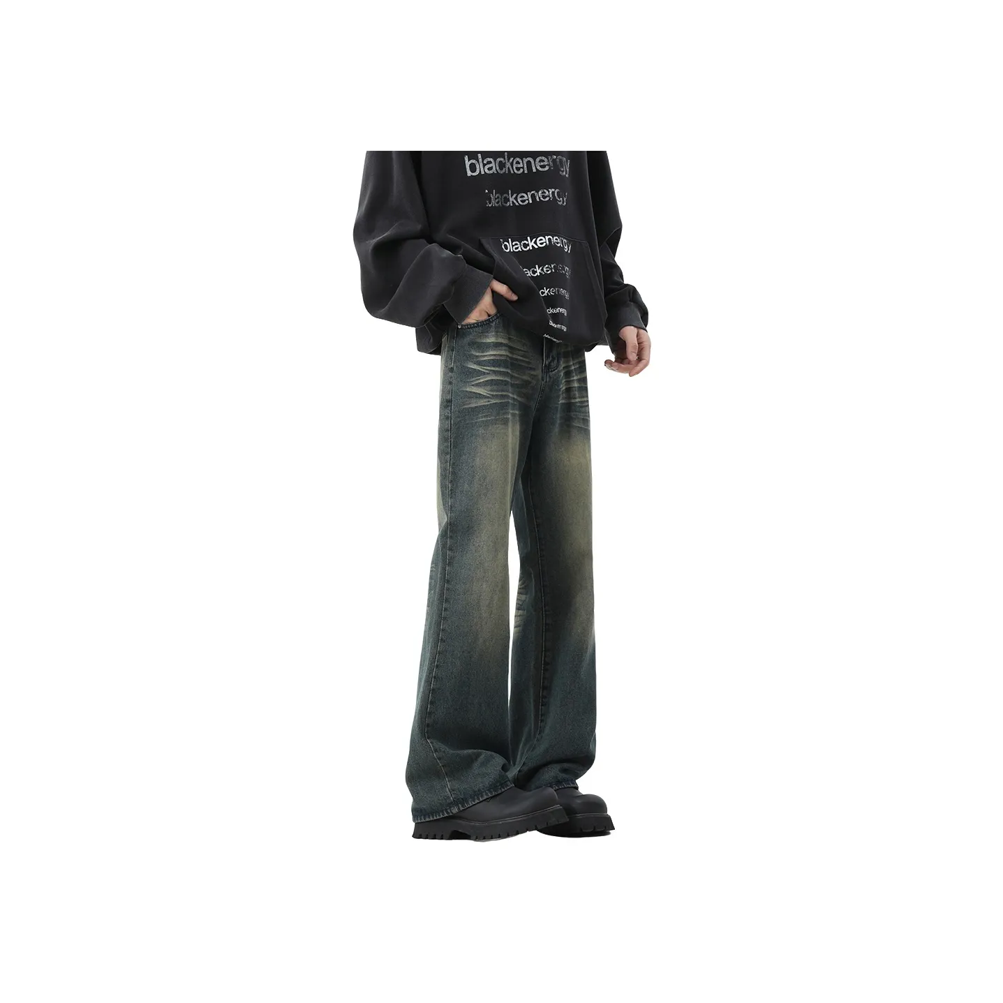 PANDA ADEVIL Bootcut Jeans Unisex