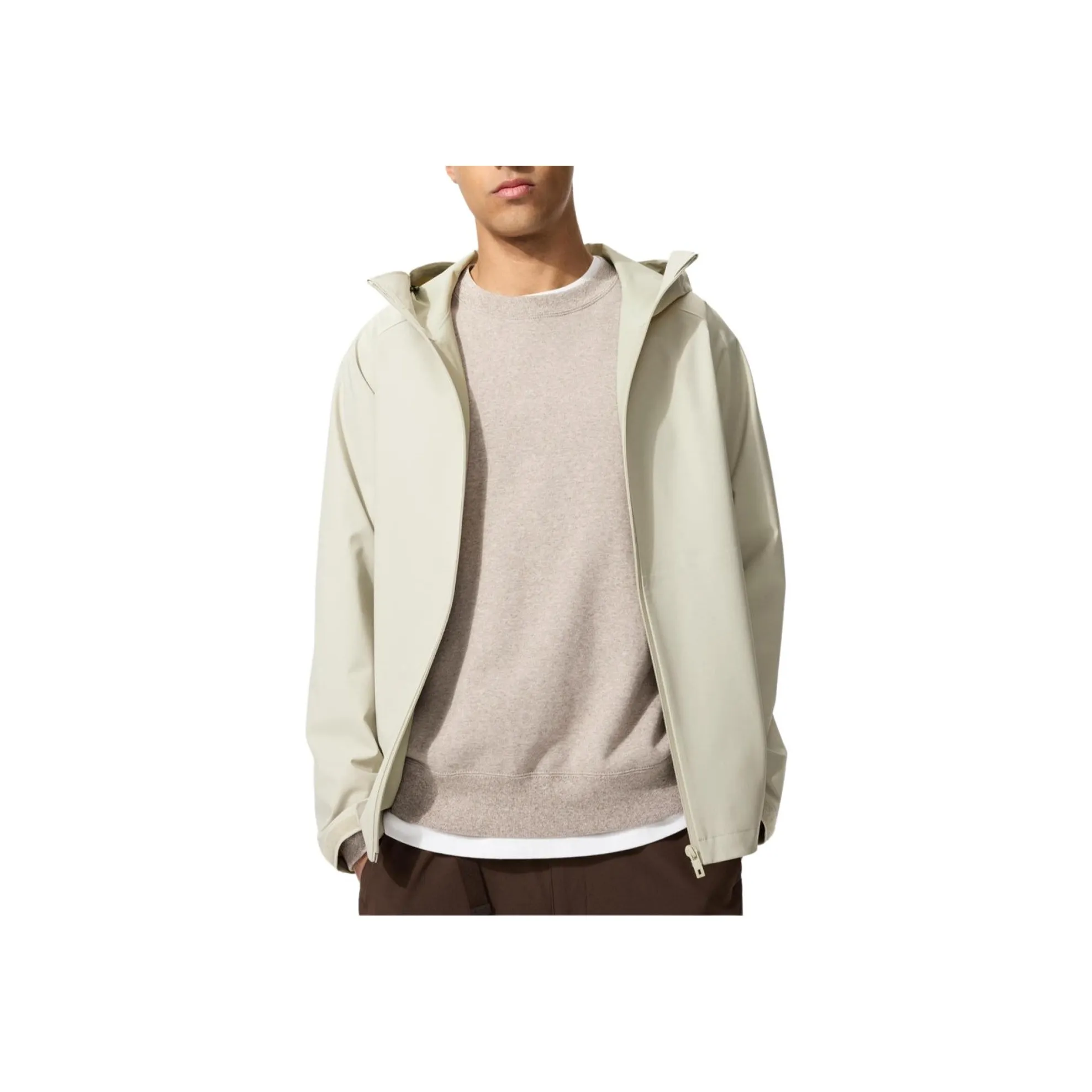 UNIQLO Бежевый Мужской Куртки