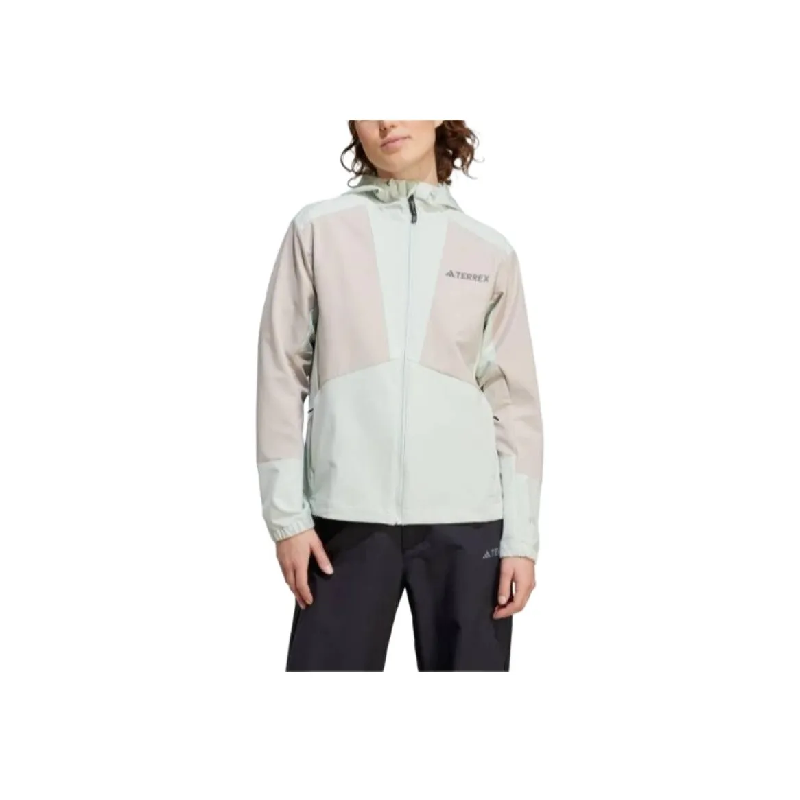 Adidas FW24 Jackets Coats Women's Linen Green/Light Umber