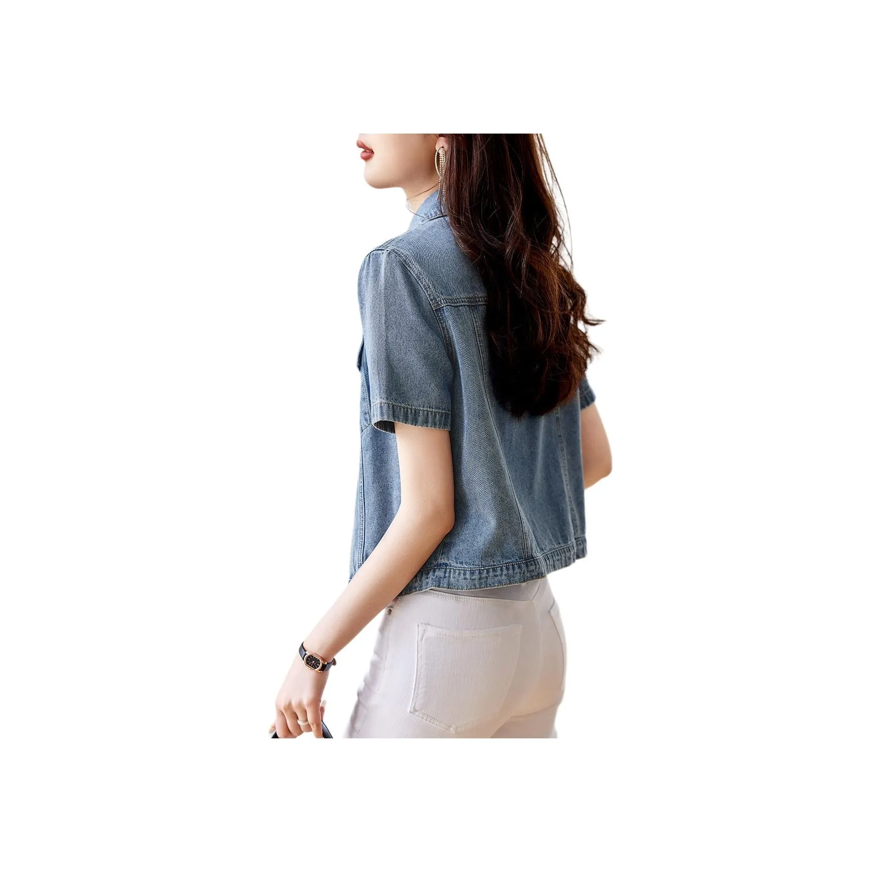 XWI Denim Jackets Women's Blue