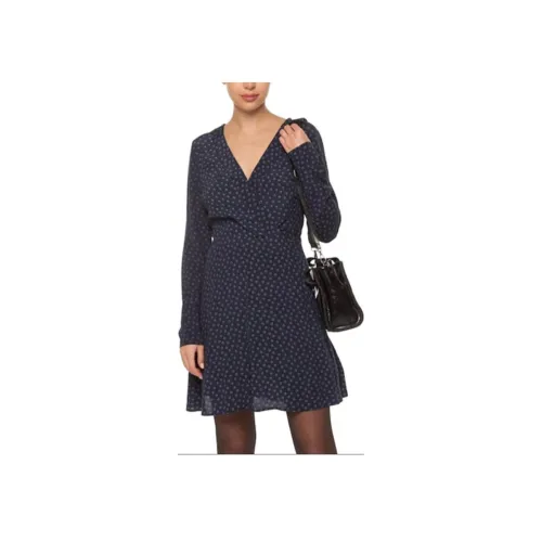 Pepe Jeans Blue Женские Длинные Рукава Платья