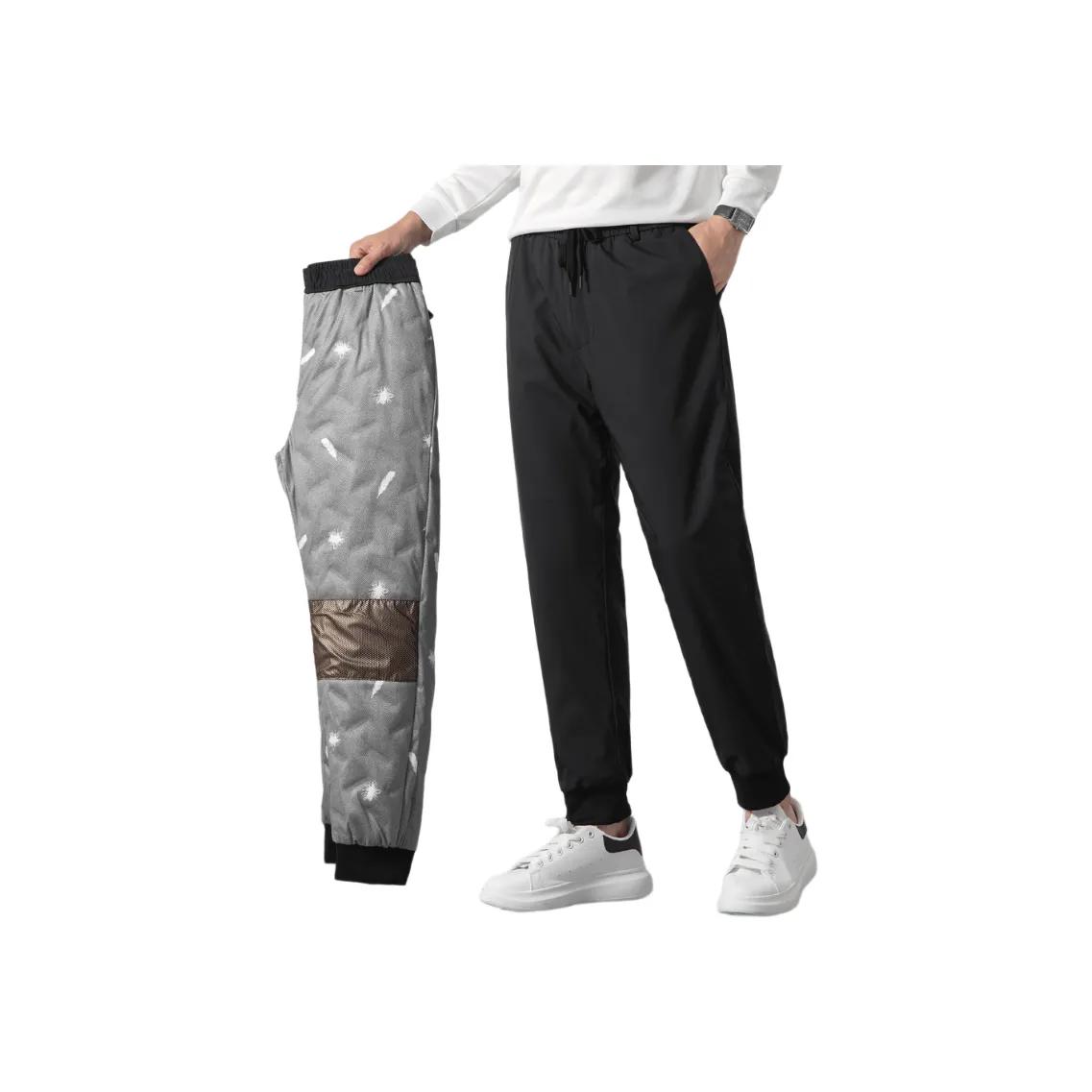 SNOW FLYING Down Pants Men's Black