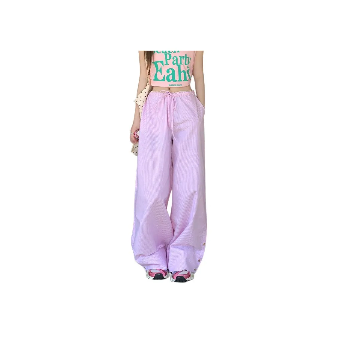 Kazakhstan Casual Pants Women's Pink, Blue