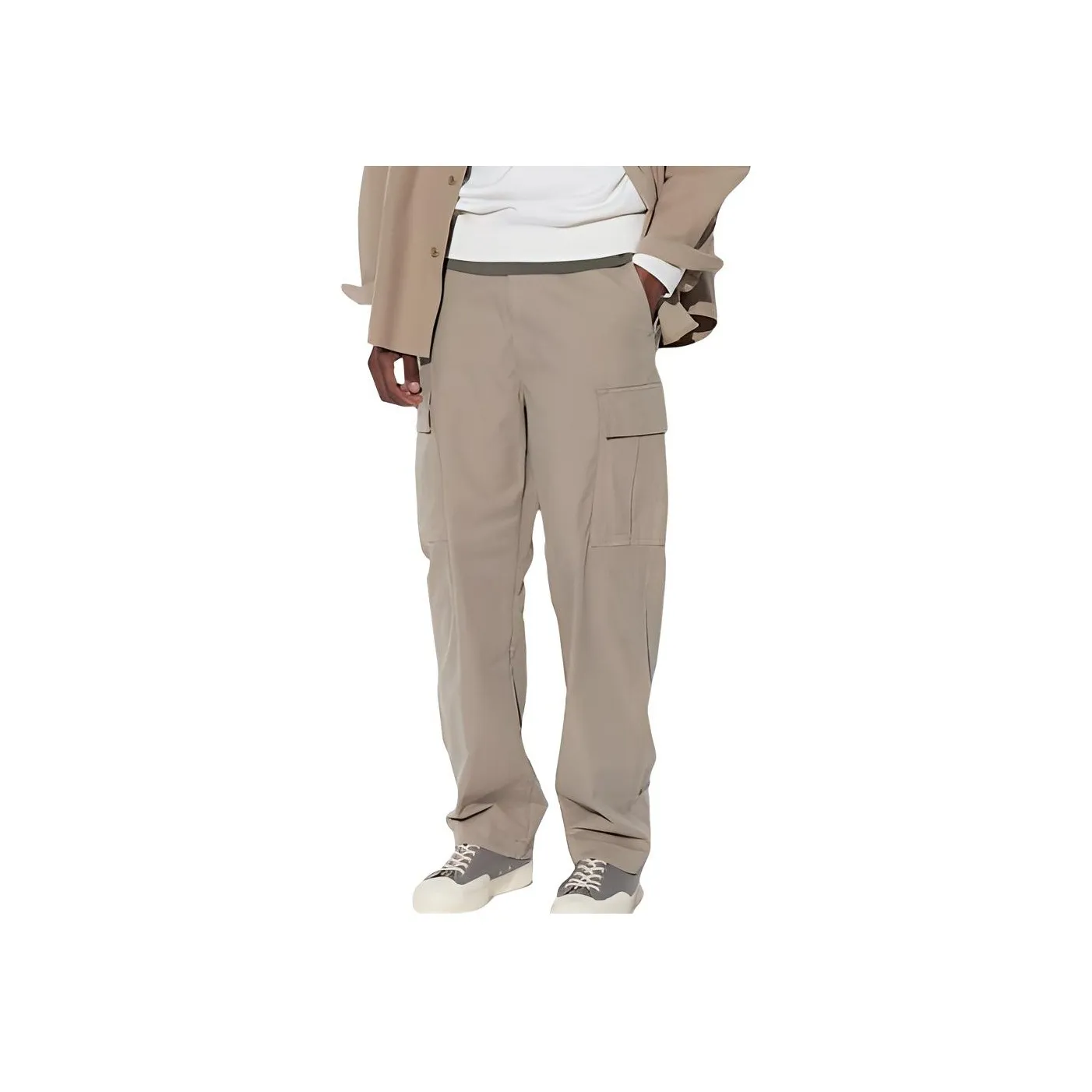 UNIQLO Cargo Pants Unisex Beige