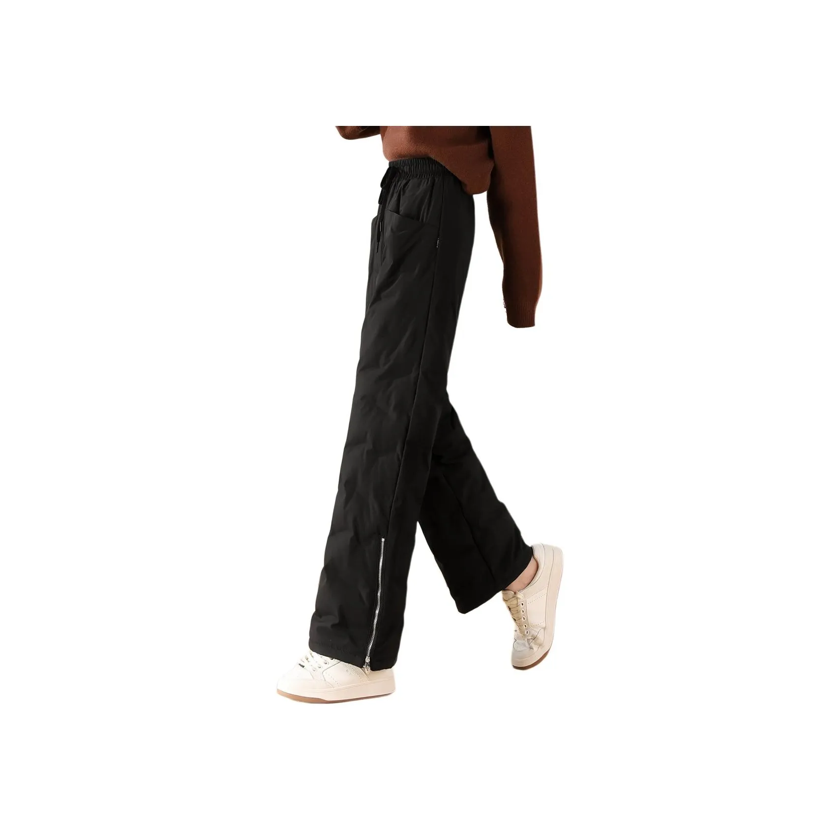 SNOW FLYING Черные Женские Пуховые Штаны