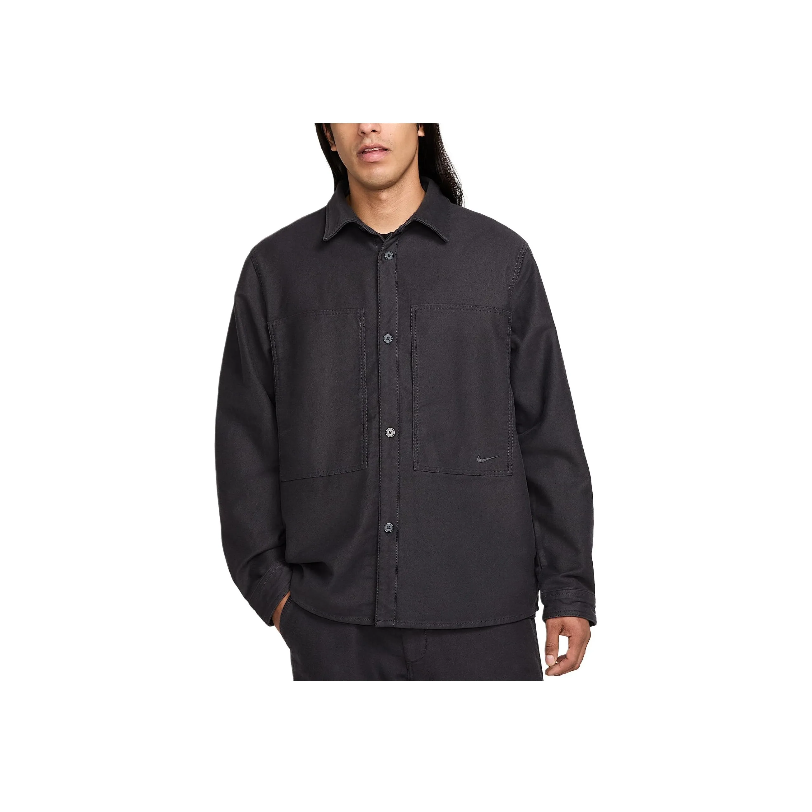 Nike Life Men's Long Sleeve Chamois Field Shirt