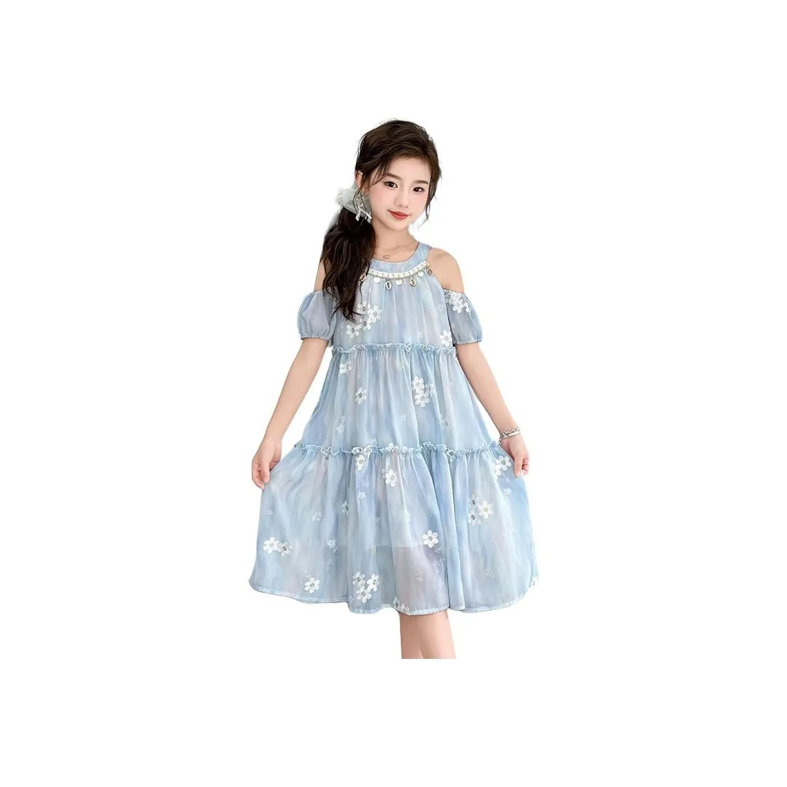 YOUYOUDIANXIA Blue Kids Платья