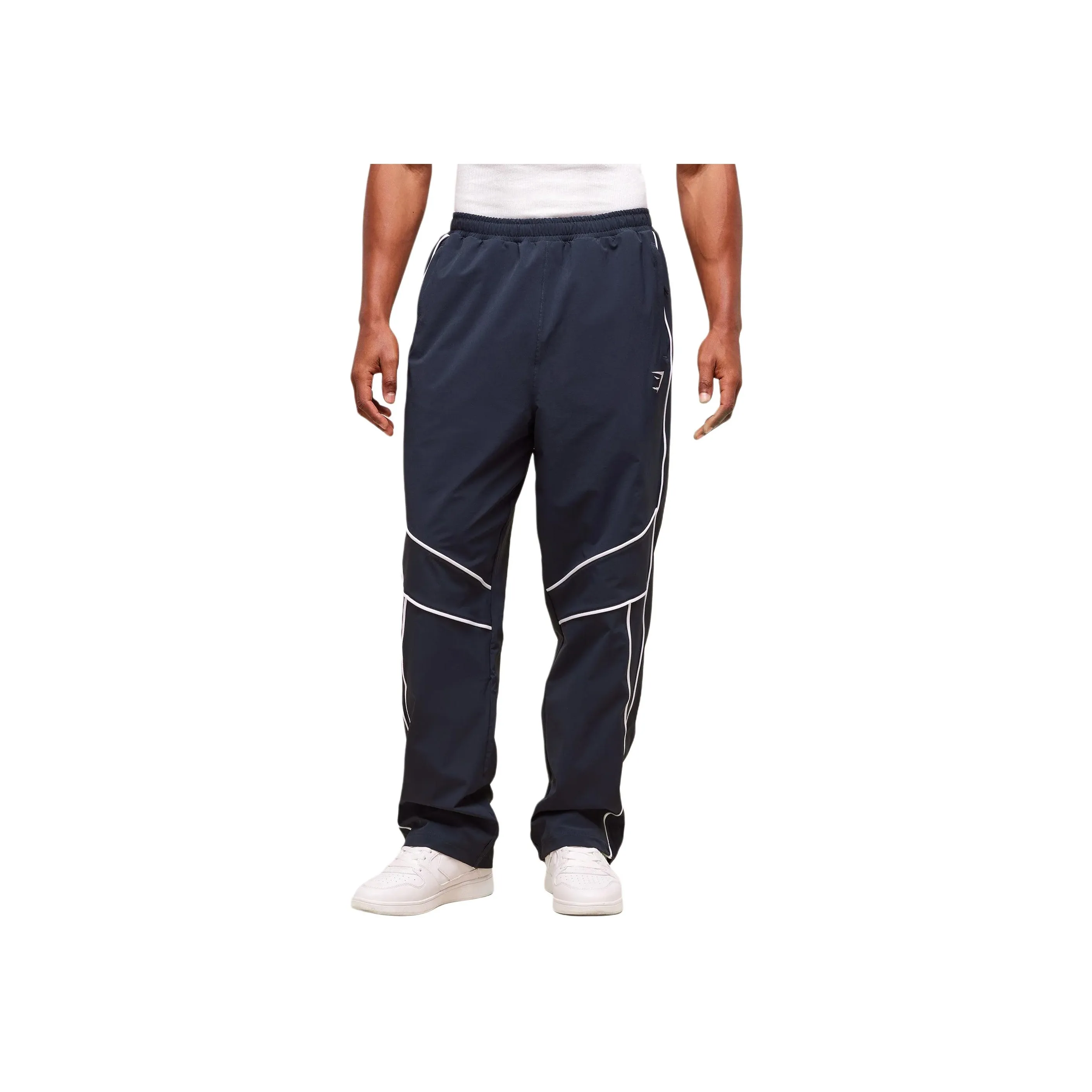 GYMSHARK Вязаные тренировочные брюки мужские темно-синий