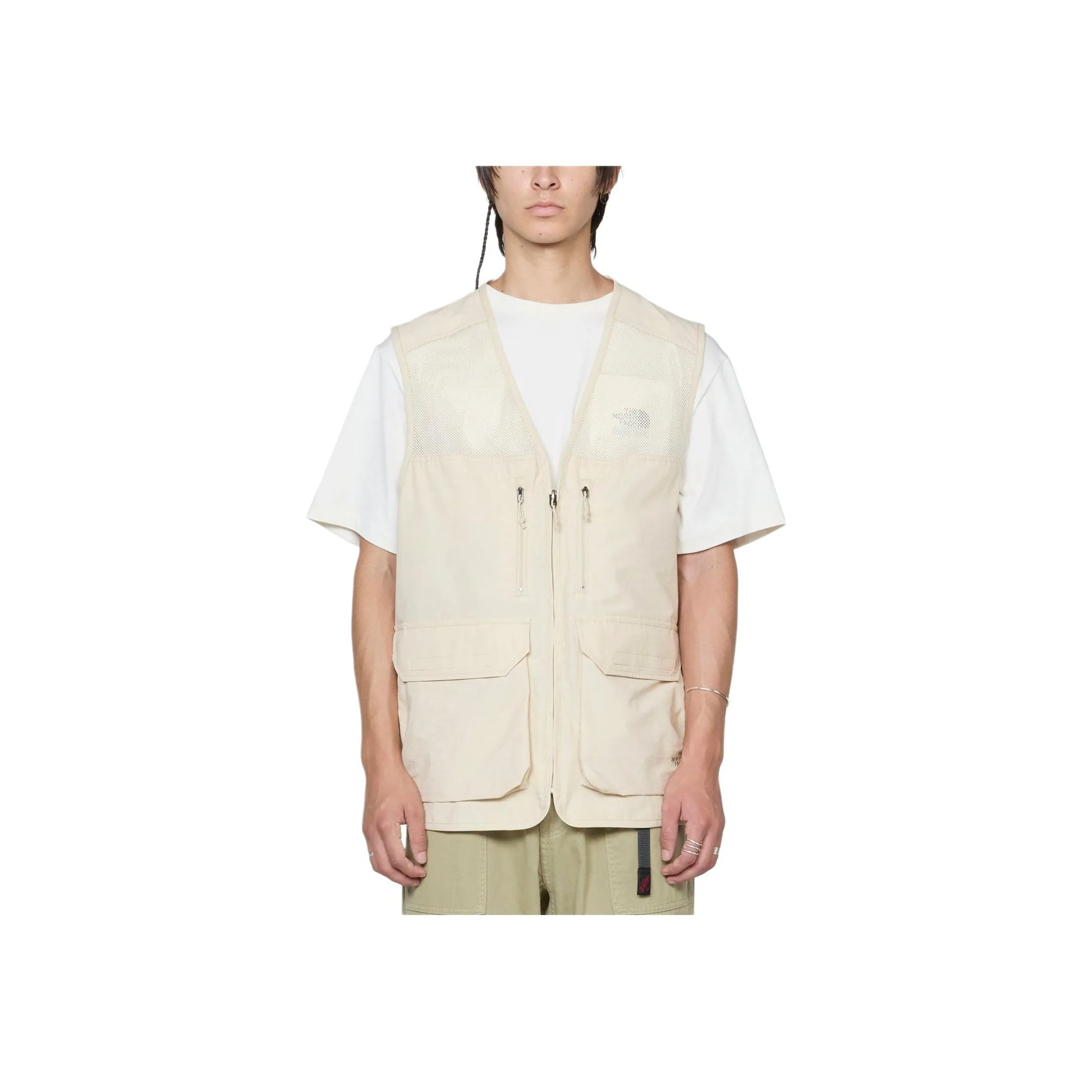 THE NORTH FACE Utility Camp Vest Gravel Vest Men's Ecru