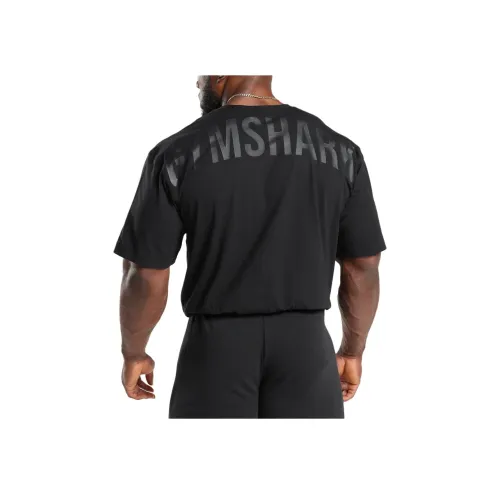 GYMSHARK Черная Мужская Рубашка
