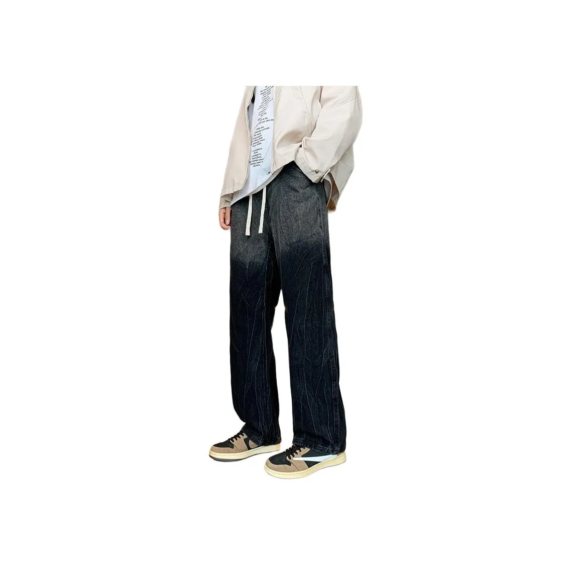 M JEANS STUDIOS 7 Черные Унисекс Джинсы