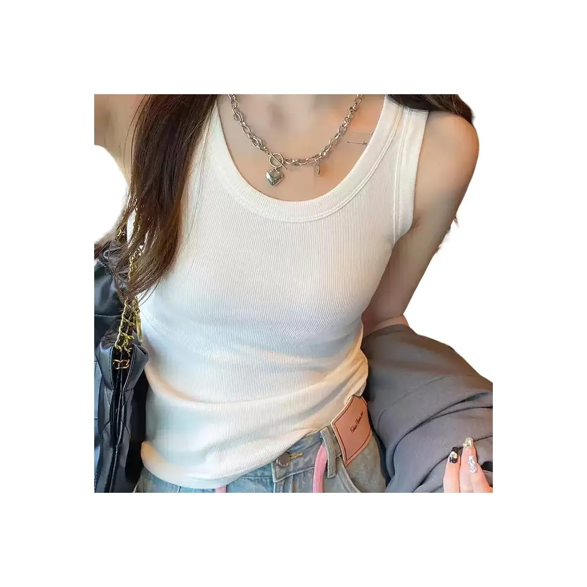 Aimilian Майка Женская Белая