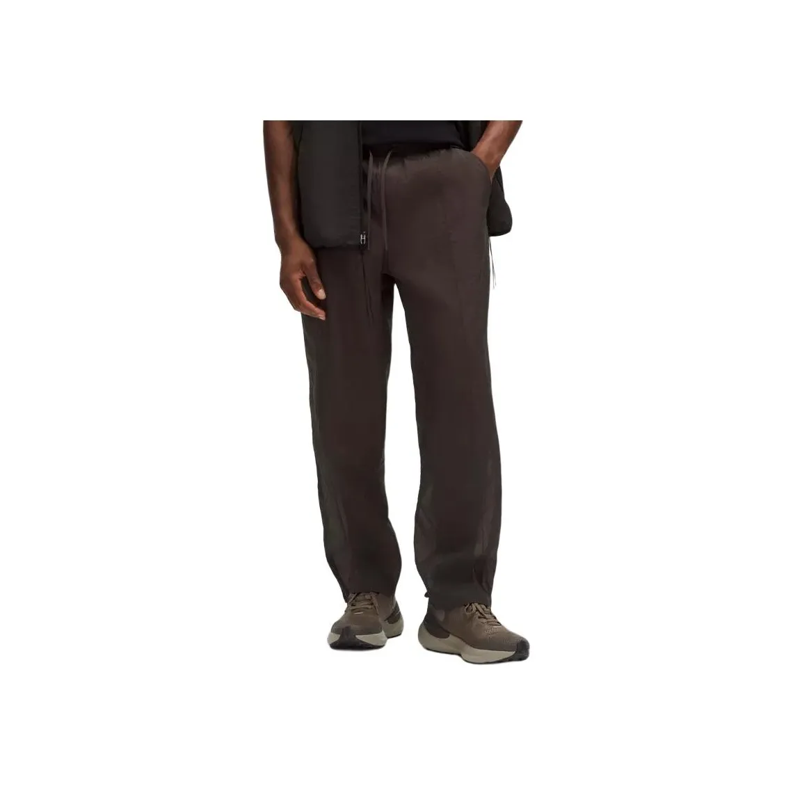 Lululemon x SLNSH Mesh PanelledWovenAir™ Collection Sports Pants Men's Stoney/True Tangerine