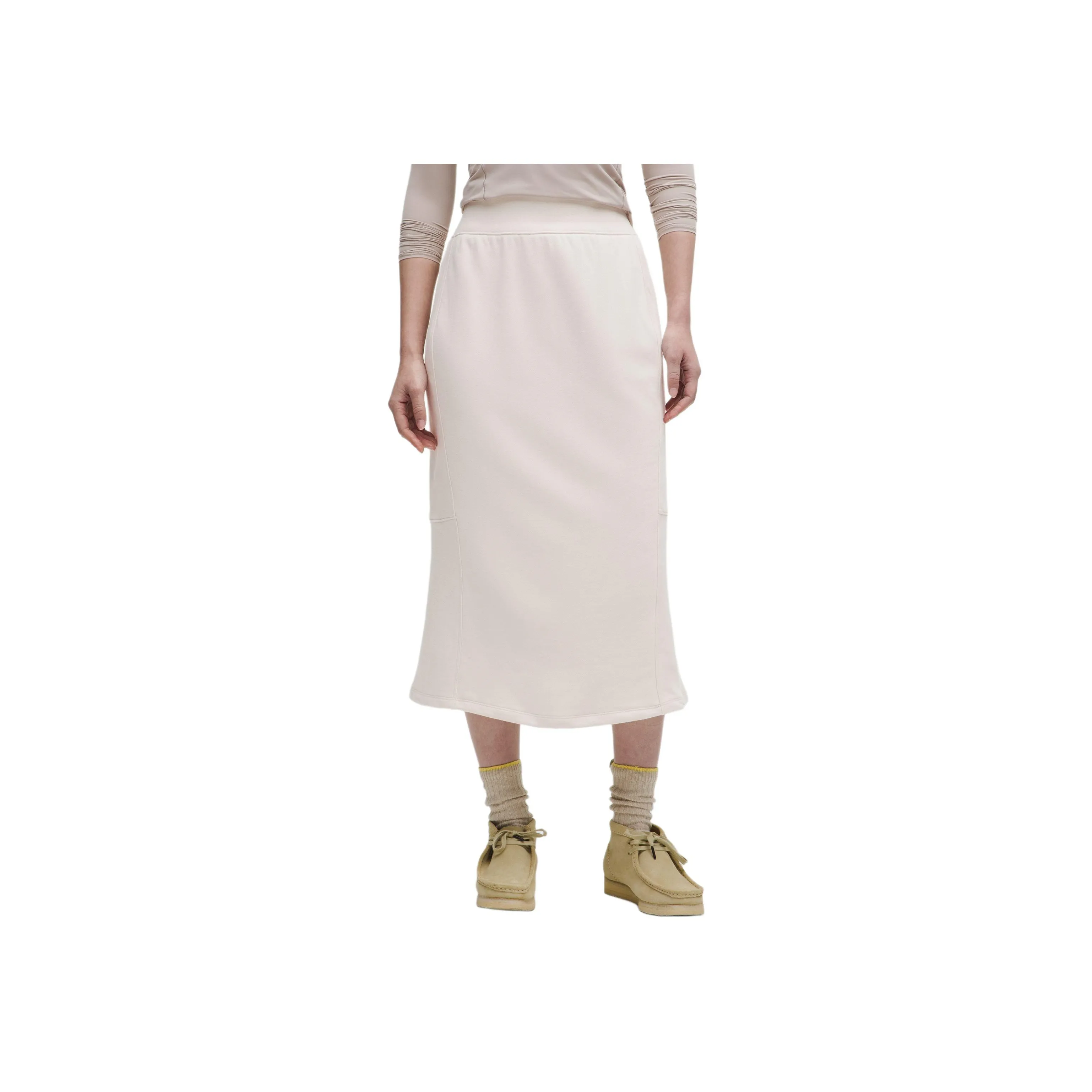 Lululemon French Terry Casual Long Skirts Women's