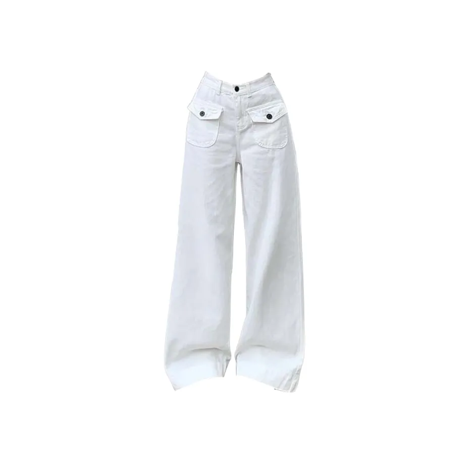 AFGGD Белые Женские Джинсы