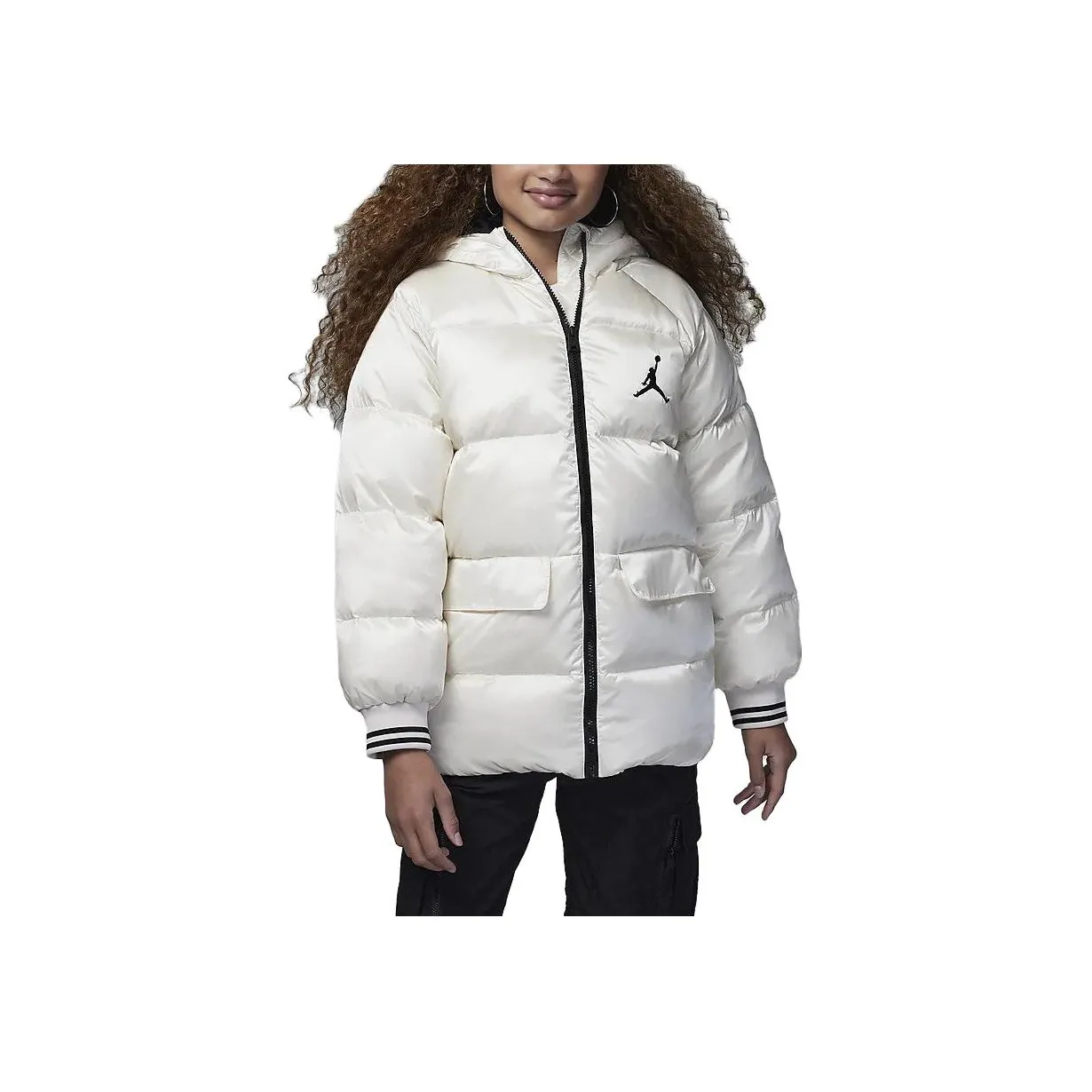 Джордан Down Jacket Sail Белый Детский