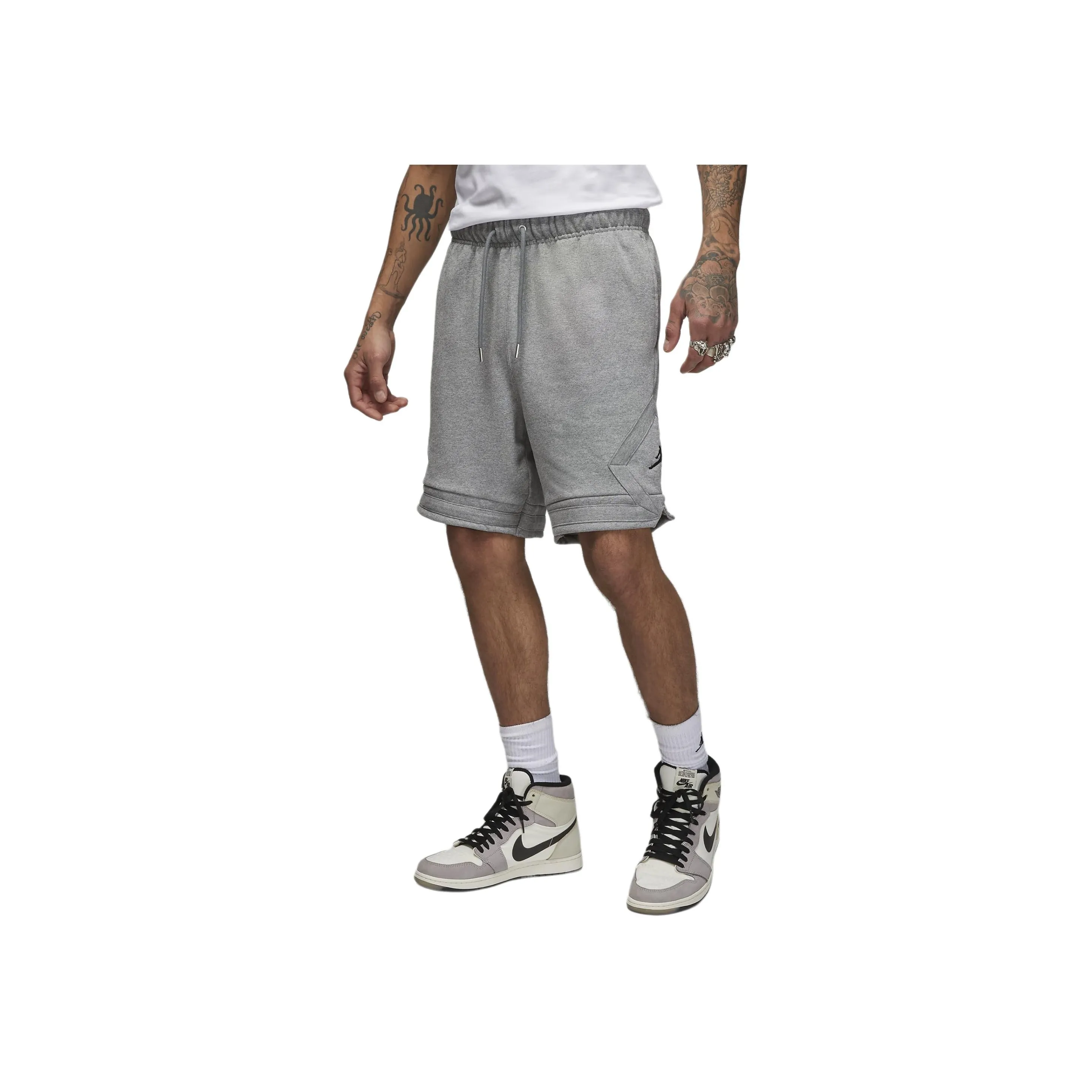 Jordan Flight Fleece Casual Shorts Men's Gray