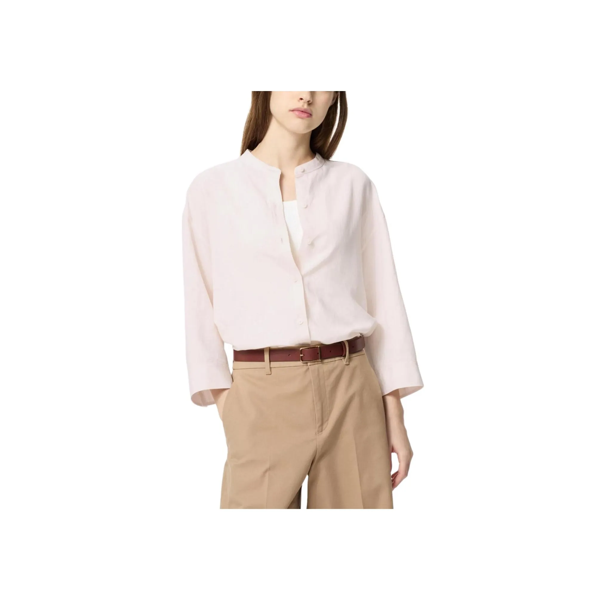 UNIQLO Shirt Women's Pastel Pink