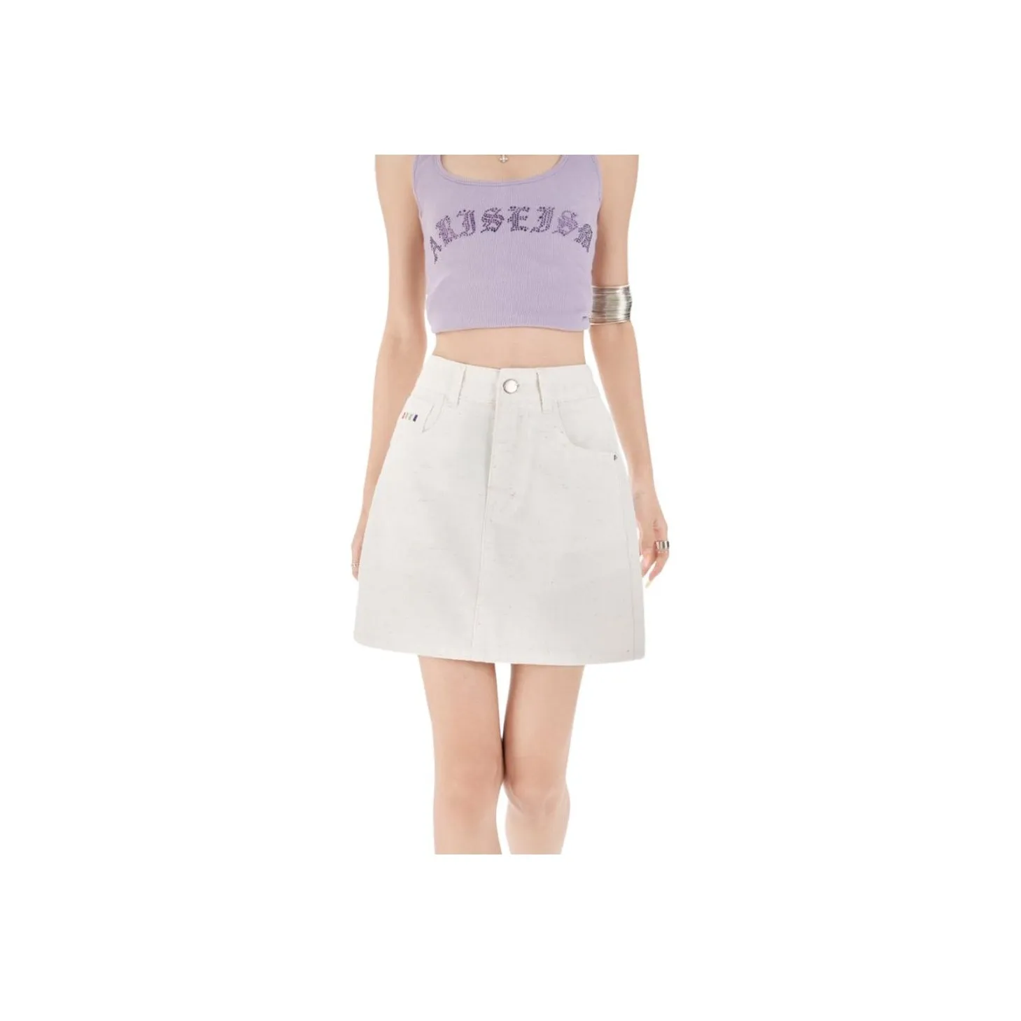 KULAIYA Джинсовые короткие юбки Женские