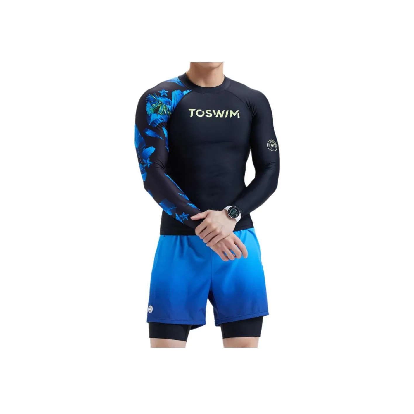 TOSWIM Купальный комплект мужской глубокий синий Sea