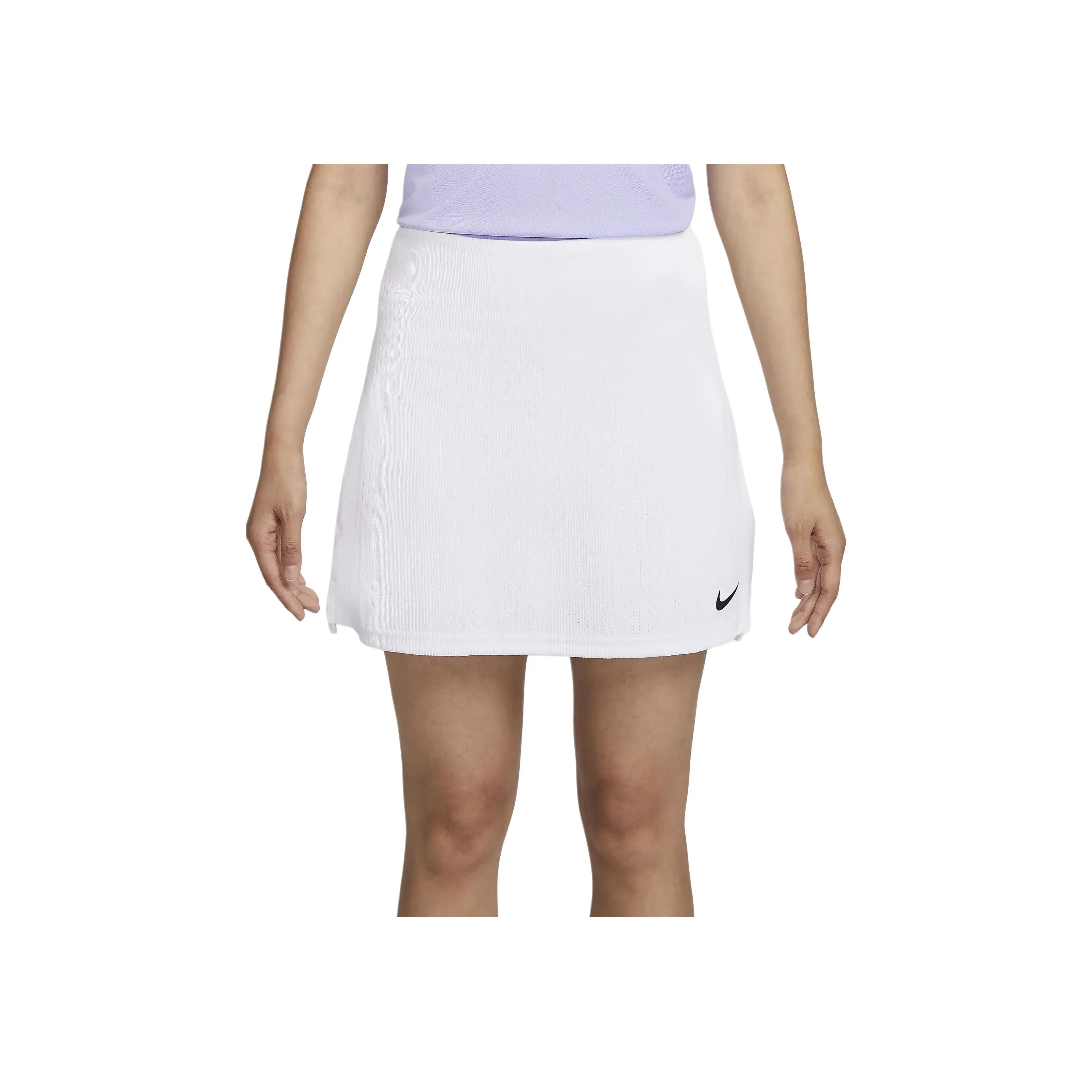 Nike Повседневные короткие юбки Женские Белый Черный