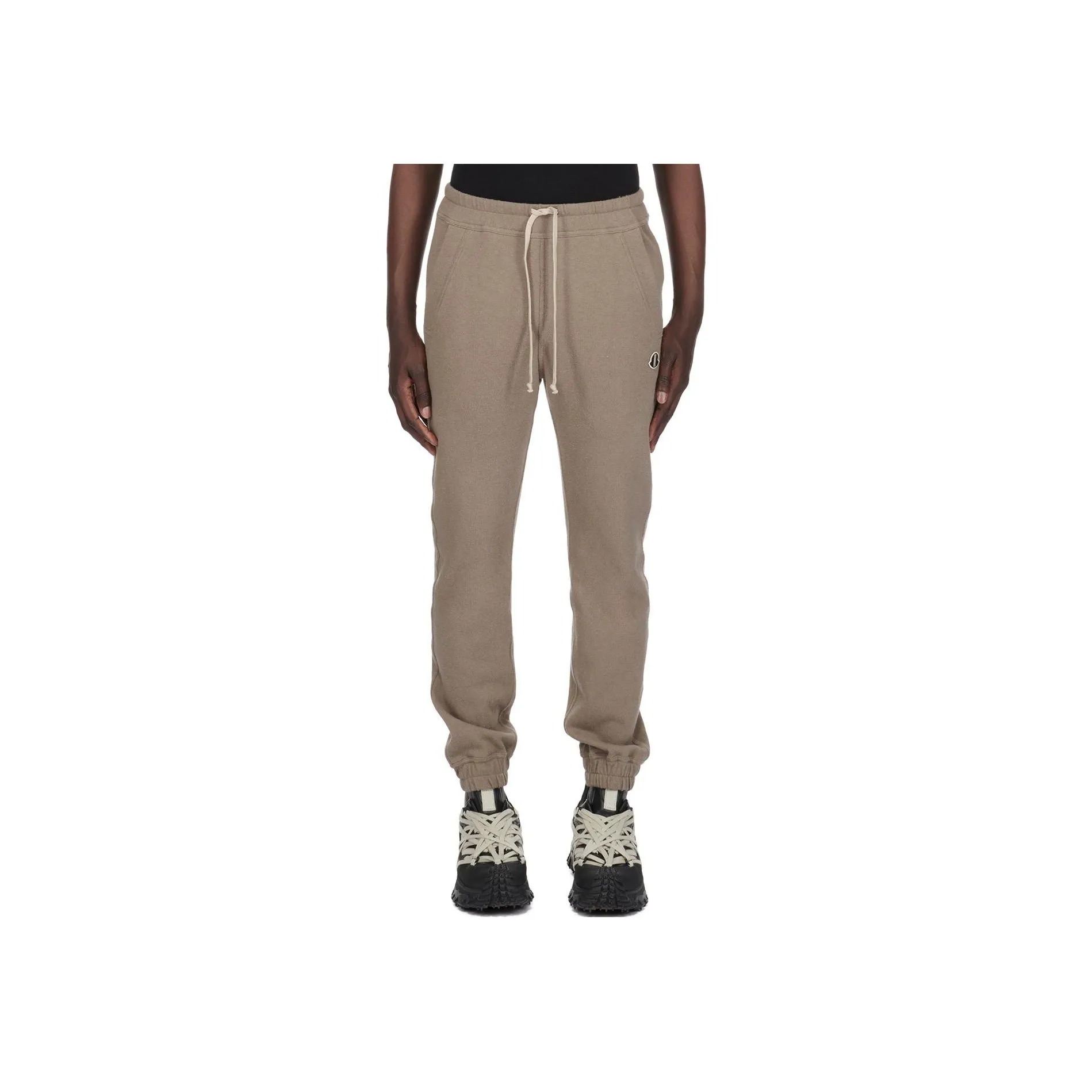 RICK OWENS совместный бренд RO Вязаные тренировочные брюки Мужские Умбра