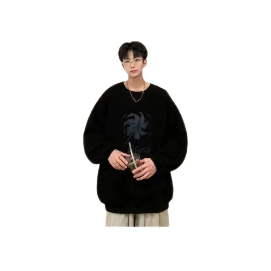 TONYBEAR Мужская одежда Casual Sports Принт Port Стиль Хлопок Толстовка French Vintage Тонкий Бант Вышивка Мужской