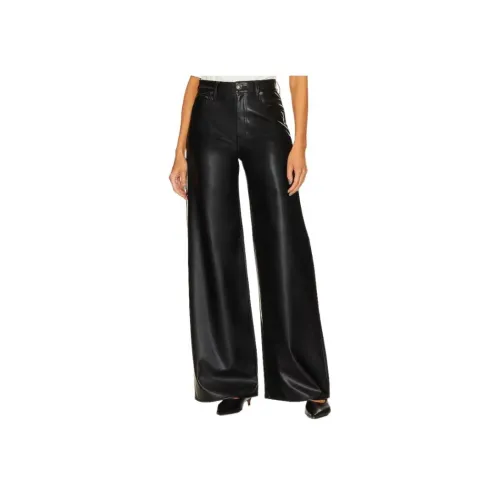 RAG&BONE Черные Женские Кожаные Брюки