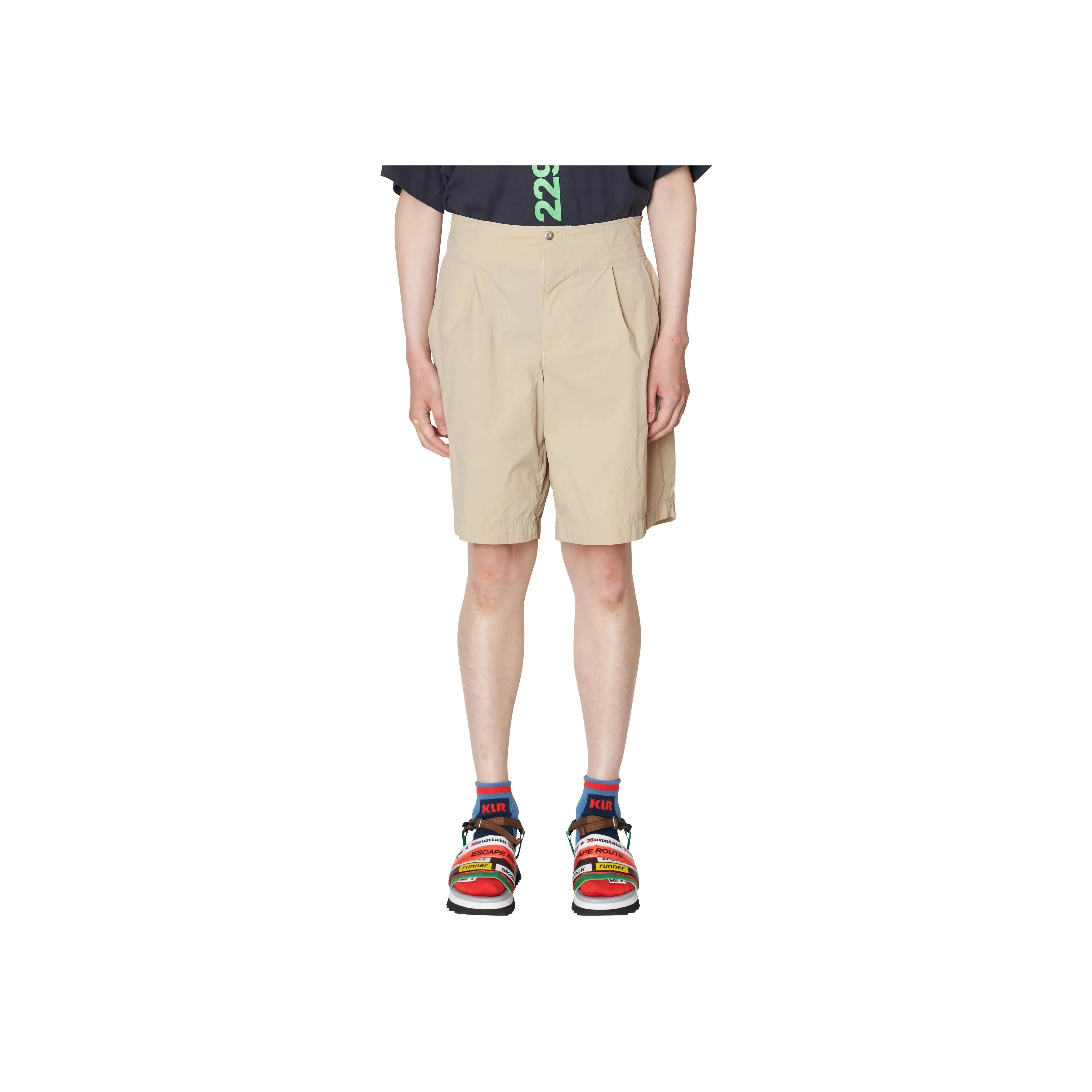 KOLOR Pleated Tailored Shorts