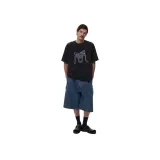 더블 핸드 크리스크로스 프린팅, 블랙