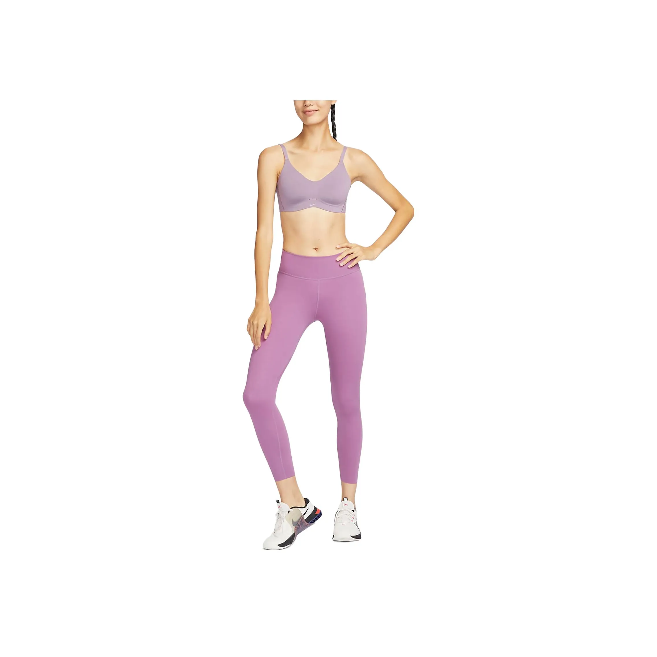 NIKE Фиолетовый Женское Спортивное Белье