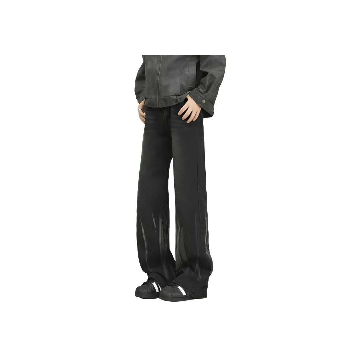 WEINIU NZ38 Черные Мужские Джинсы