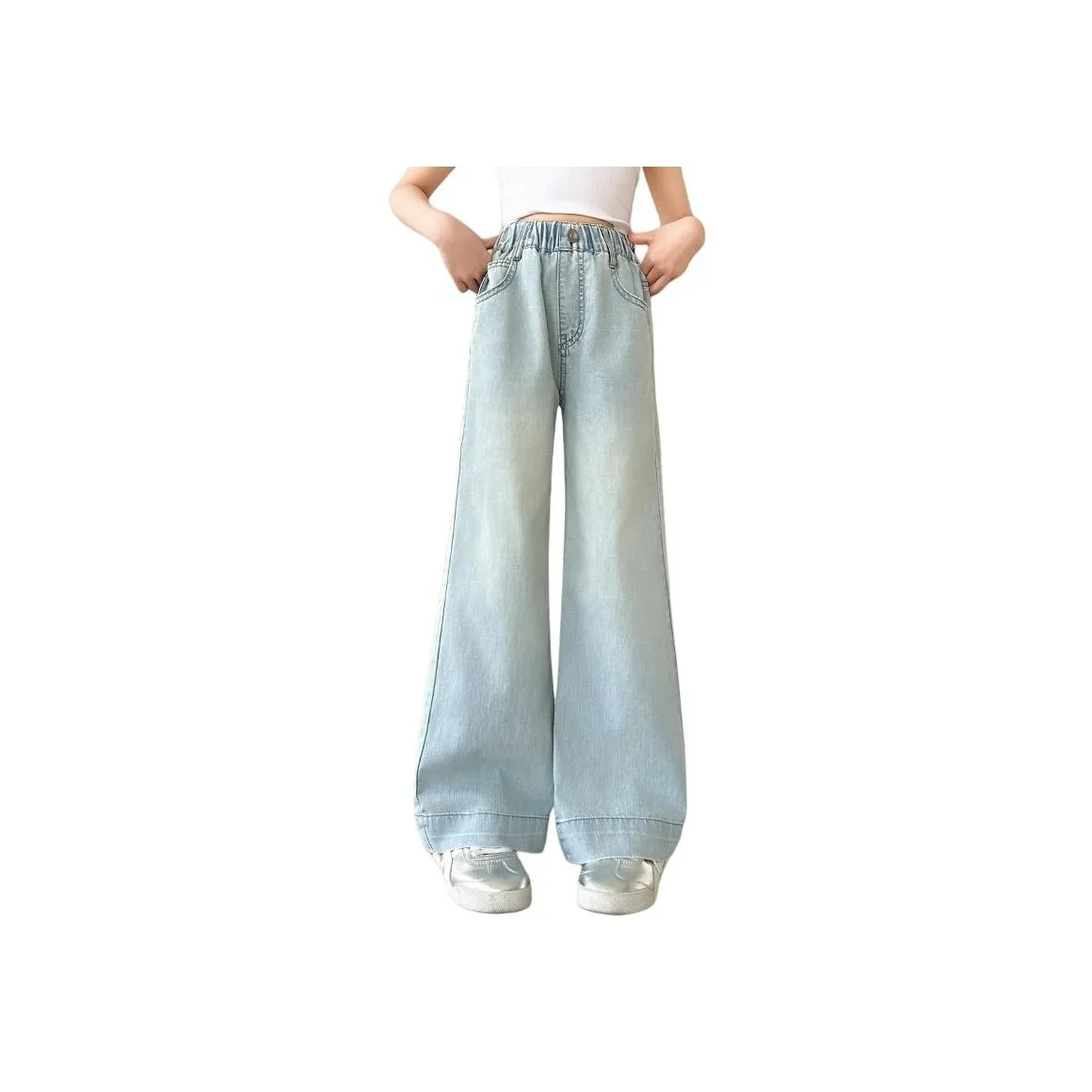 ЮЙЧЖАОЛИНЬ Синий Kids Джинсы