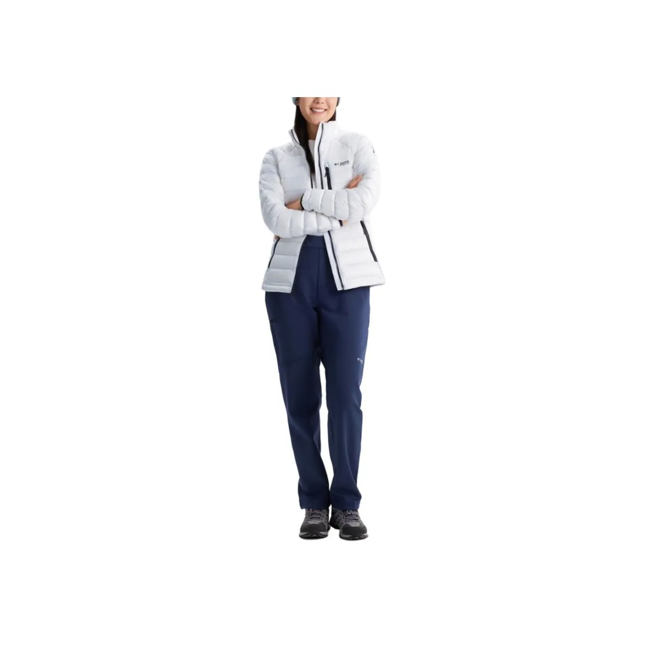 Columbia Titanium Collection Omni Heat Down Jacket Women's White