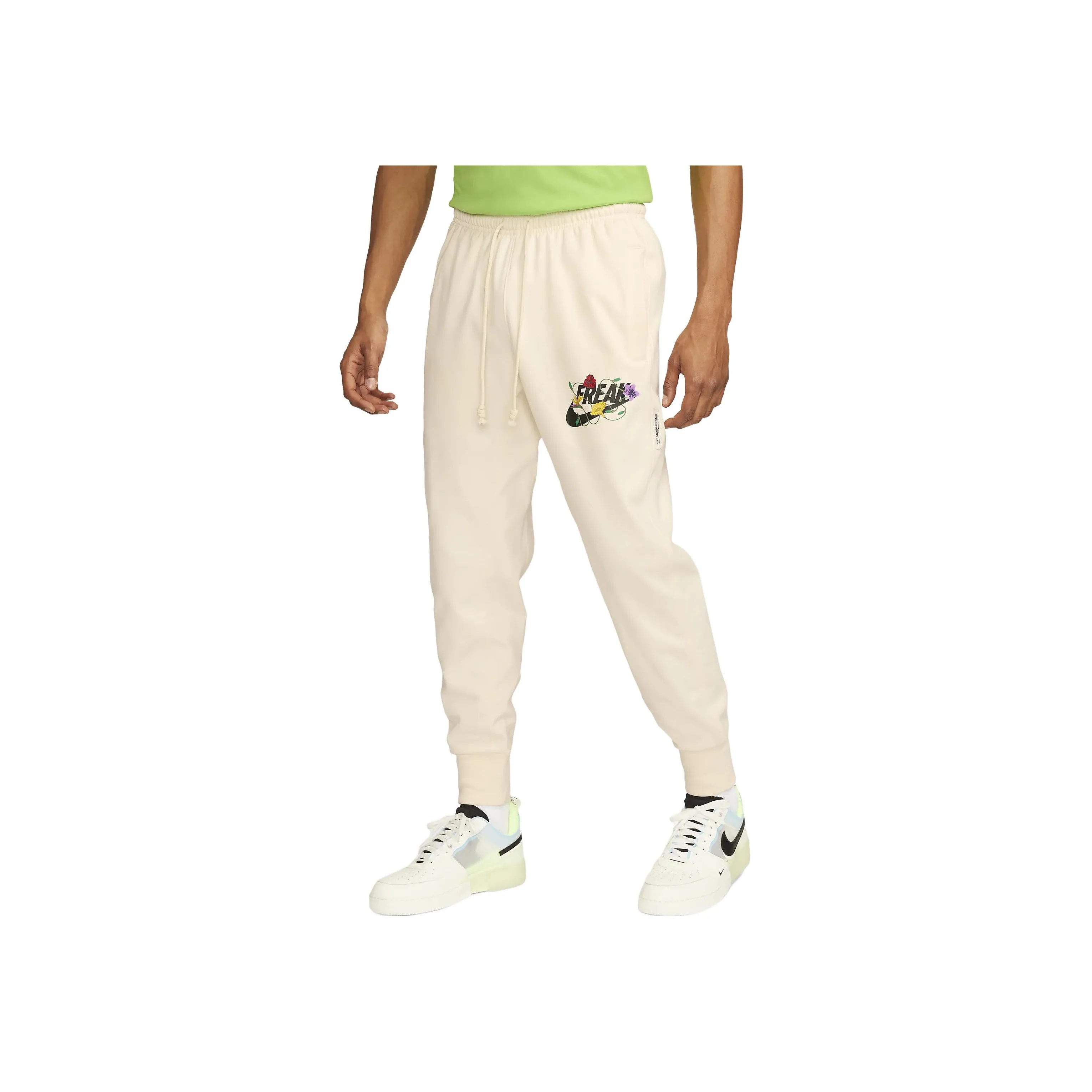 Nike Giannis Standard Issue Dri FIT 'Pale Ivory' Basketball Track Pants