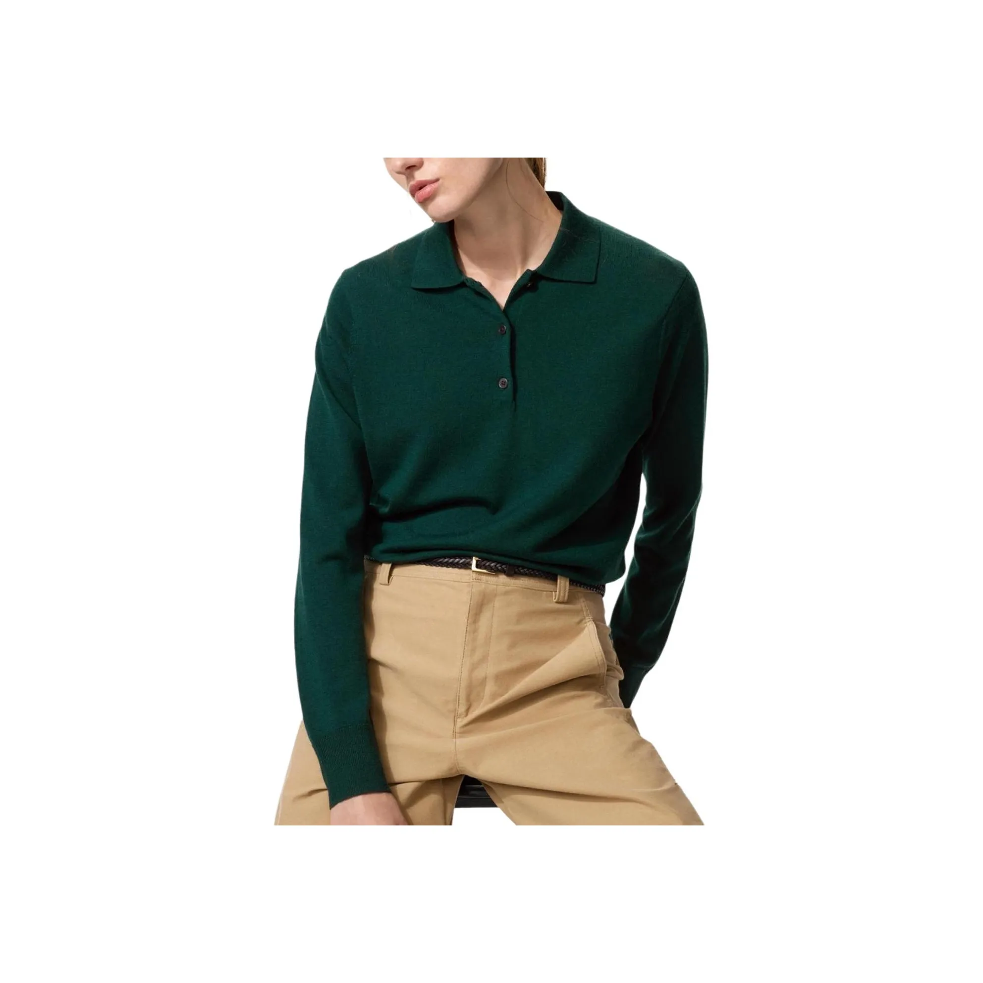 UNIQLO Бирюзовый Женский Трикотаж