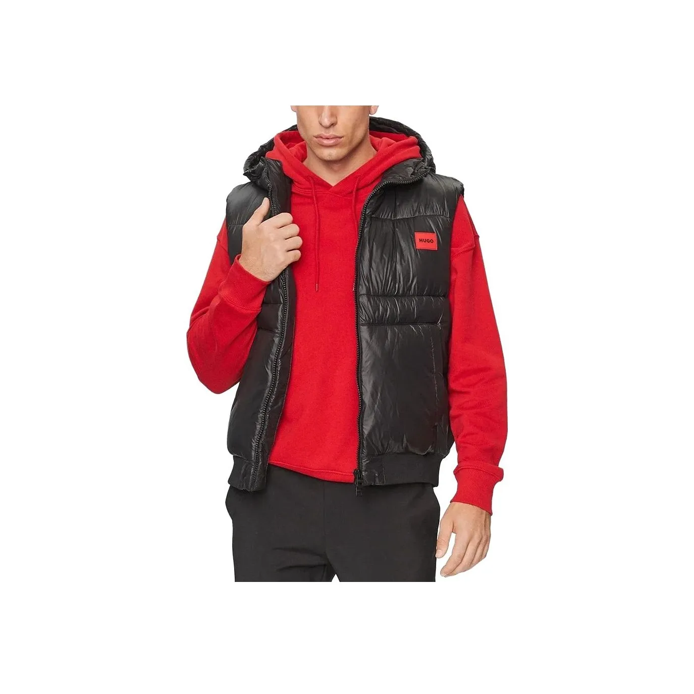 HUGO BOSS Vests Men's Black