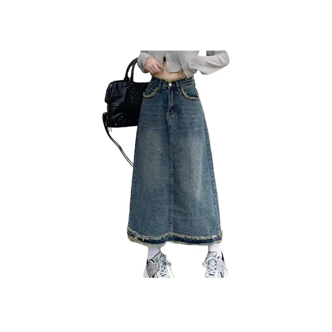 RAMPAGE Деним Длинная Юбка Женская