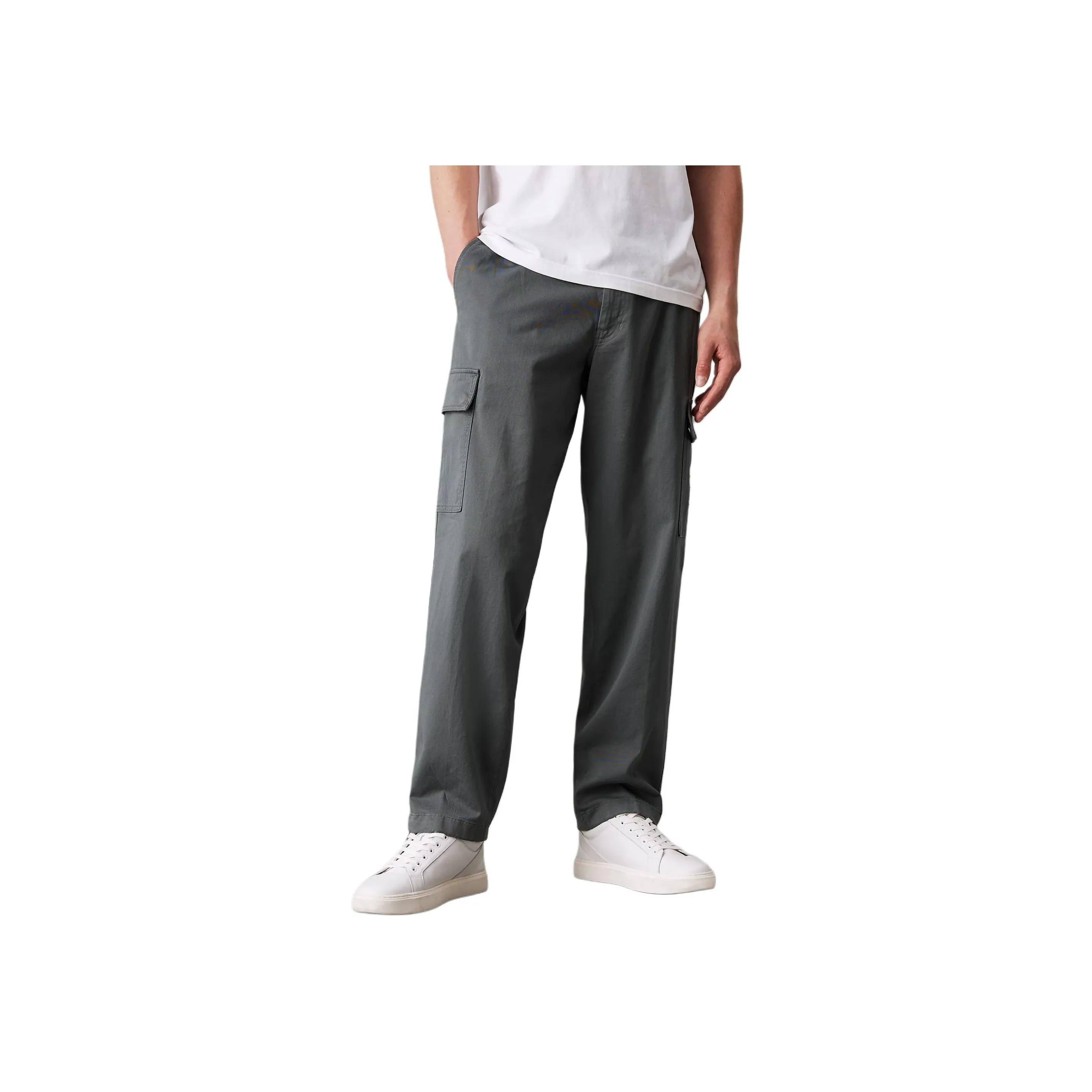 CALVIN KLEIN Cargo Pants Europe Version Men's Infinite Gray