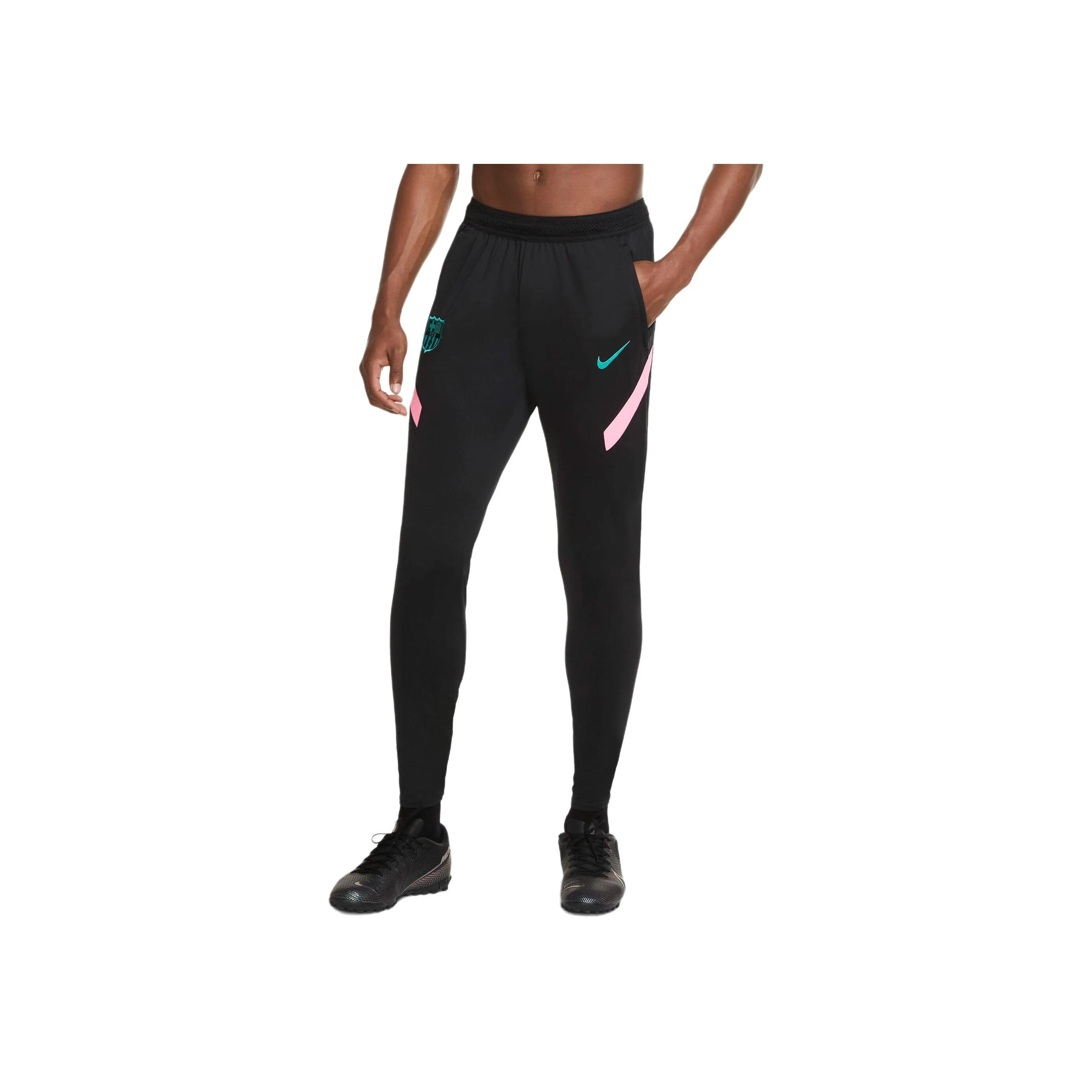 Nike FCDri Fit Barcelona Broek Soccer Bottoms Men's Black